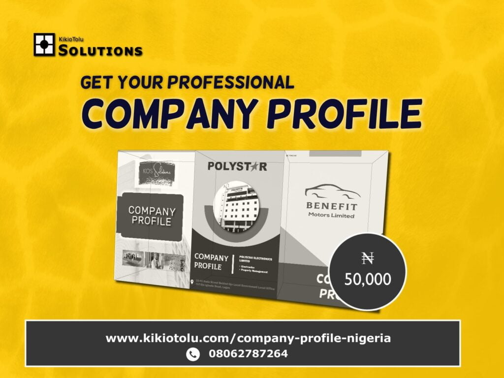 pro company profile kikiotolu solutions